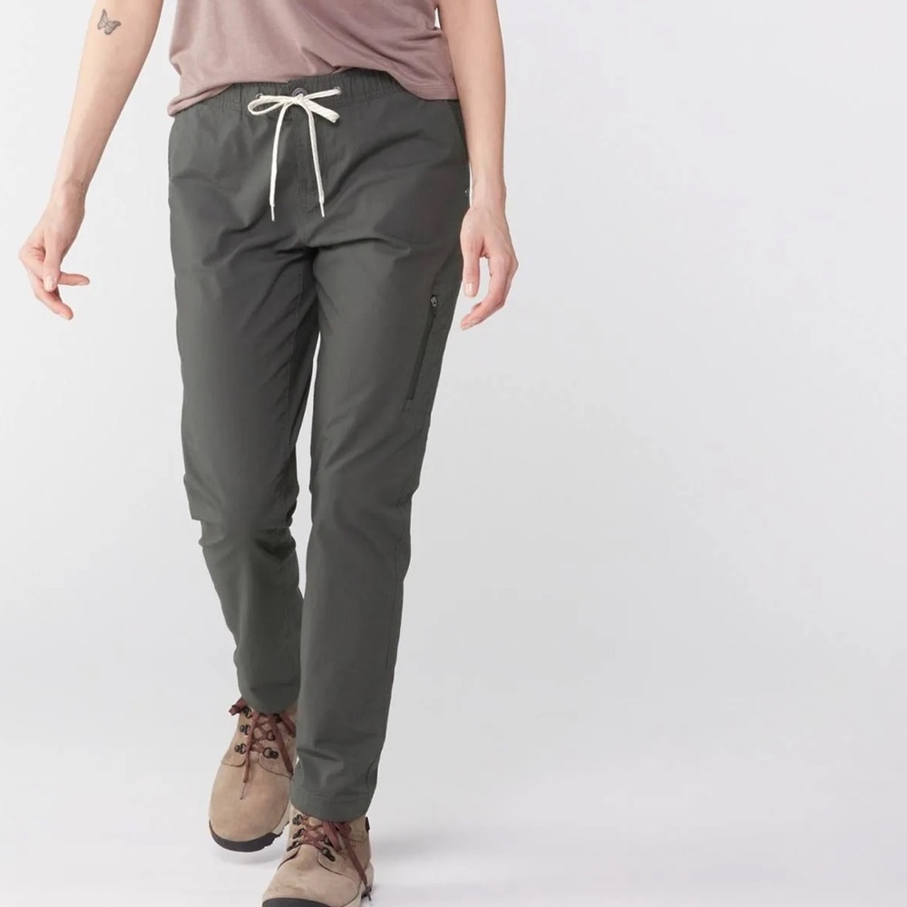 Vuori Women’s Ripstop Pant XL Charcoal Gray Elastic Waist Jogger - Picture 2 of 8